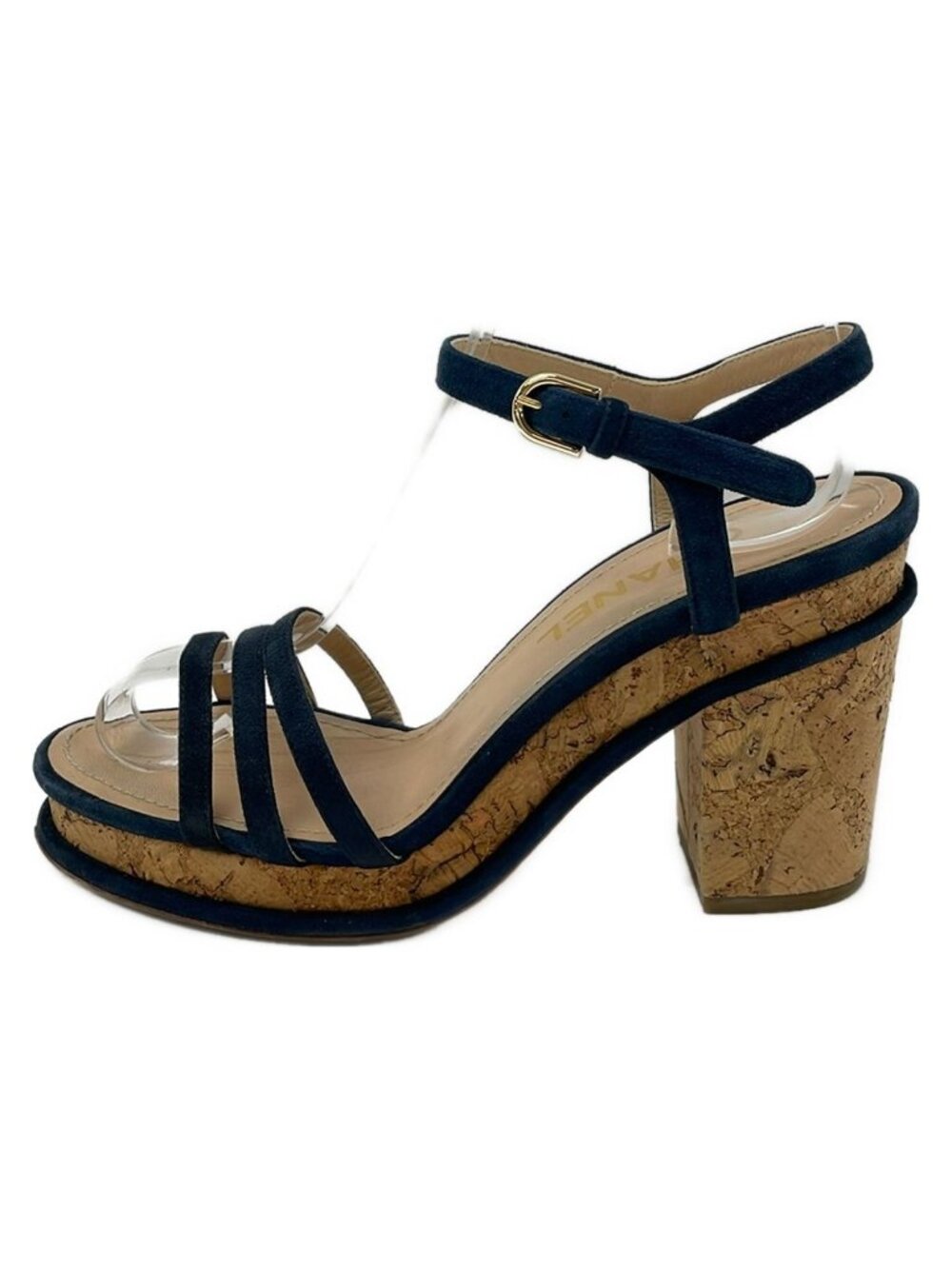 Chanel Sandals Navy